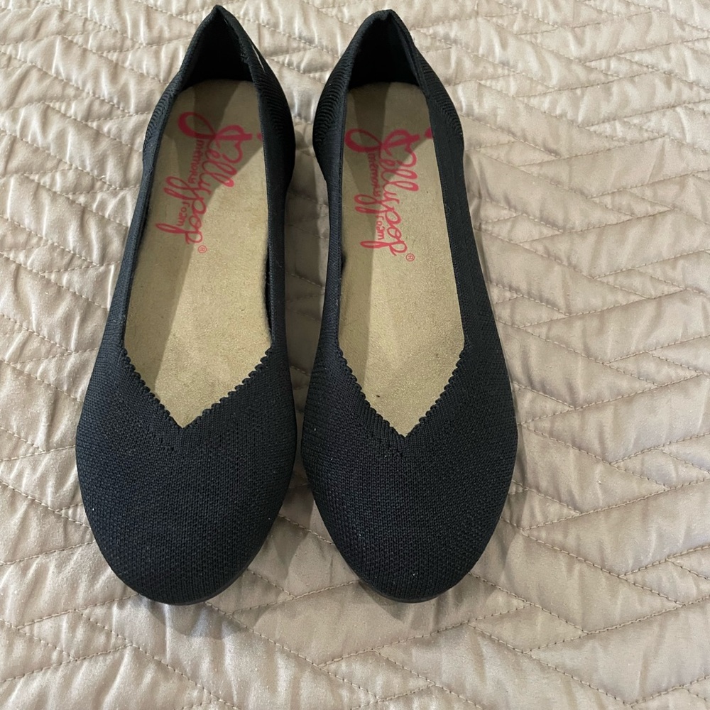 Black flats size 7